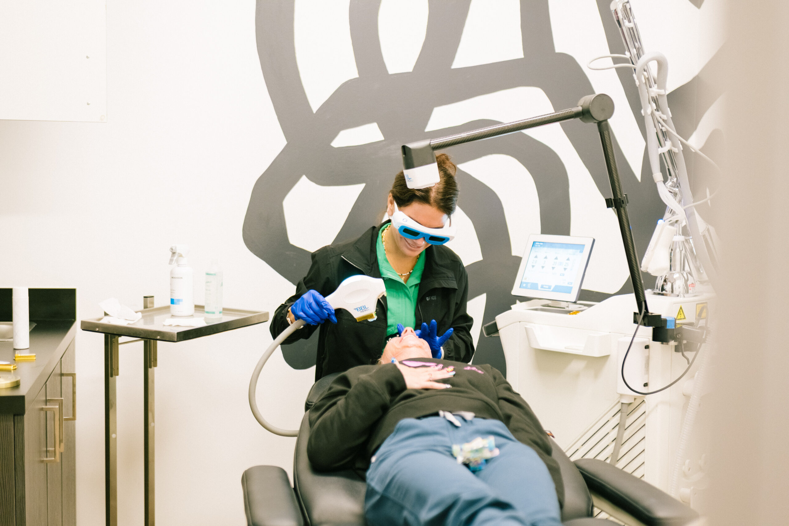 Before-and-after HALO patient transformation.